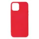Apple iPhone 12 Mini Kılıf First Silikon - Kırmızı