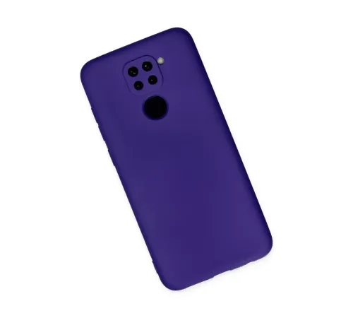 Xiaomi Redmi Note 9 Kılıf Nano içi Kadife Silikon - Mor