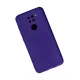 Xiaomi Redmi Note 9 Kılıf Nano içi Kadife Silikon - Mor