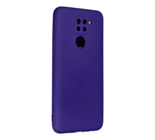 Xiaomi Redmi Note 9 Kılıf Nano içi Kadife Silikon - Mor