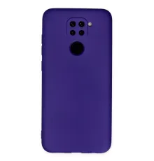 Xiaomi Redmi Note 9 Kılıf Nano içi Kadife Silikon - Mor