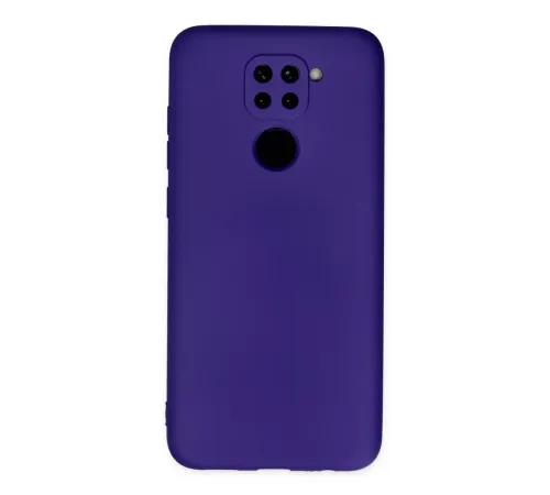 Xiaomi Redmi Note 9 Kılıf Nano içi Kadife Silikon - Mor