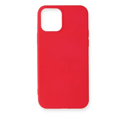 Apple iPhone 12 Mini Kılıf First Silikon - Pembe