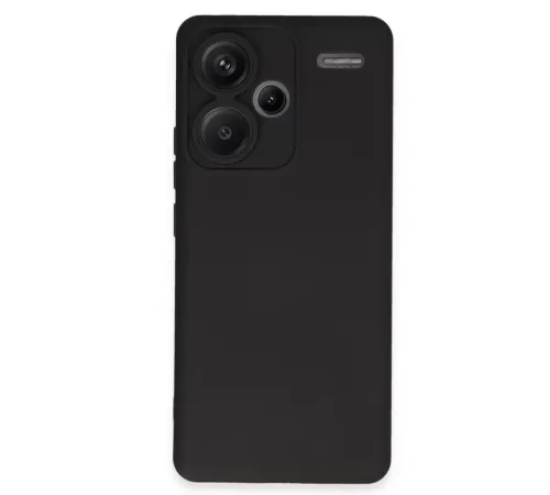 Xiaomi Redmi Note 13 Pro Plus Kılıf Nano içi Kadife Silikon - Siyah