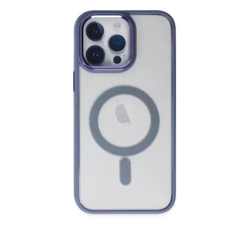 Apple iPhone 14 Pro Kılıf Room Magneticsafe Silikon - Sierra Blue