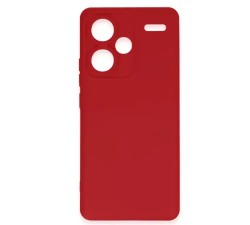 Xiaomi Redmi Note 13 Pro Plus Kılıf Nano içi Kadife Silikon - Kırmızı