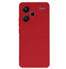 Xiaomi Redmi Note 13 Pro Plus Kılıf Nano içi Kadife Silikon - Kırmızı