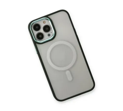 Apple iPhone 14 Pro Kılıf Room Magneticsafe Silikon - Köknar Yeşili