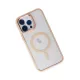 Apple iPhone 14 Pro Kılıf Room Magneticsafe Silikon - Pudra