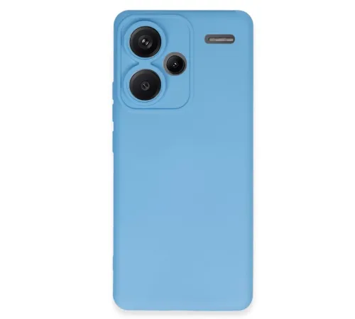 Xiaomi Redmi Note 13 Pro Plus Kılıf Nano içi Kadife Silikon - Mavi