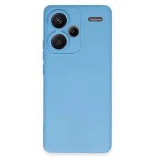 Xiaomi Redmi Note 13 Pro Plus Kılıf Nano içi Kadife Silikon - Mavi
