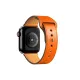 Apple Watch 38mm KR415 Luaz Deri Kordon - Turuncu