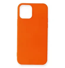 Apple iPhone 12 Mini Kılıf First Silikon - Turuncu