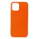 Apple iPhone 12 Mini Kılıf First Silikon - Turuncu