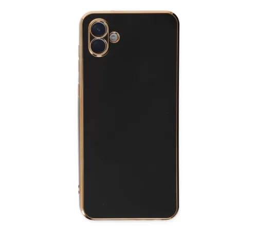 Samsung Galaxy A04E Kılıf Volet Silikon - Siyah