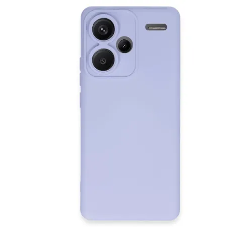 Xiaomi Redmi Note 13 Pro Plus Kılıf Nano içi Kadife Silikon - Lila