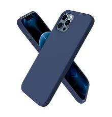 Apple iPhone 12 Pro Kılıf First Silikon - Lacivert