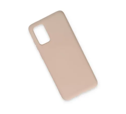 Samsung Galaxy S20 Plus Kılıf Nano içi Kadife Silikon - Pudra
