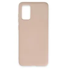 Samsung Galaxy S20 Plus Kılıf Nano içi Kadife Silikon - Pudra