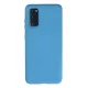 Samsung Galaxy S20 Plus Kılıf Nano içi Kadife Silikon - Mavi