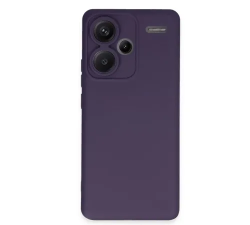 Xiaomi Redmi Note 13 Pro Plus Kılıf Nano içi Kadife Silikon - Mor