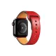Apple Watch 38mm KR415 Luaz Deri Kordon - Kırmızı