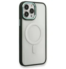 Apple iPhone 14 Pro Max Kılıf Room Magneticsafe Silikon - Köknar Yeşili