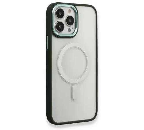 Apple iPhone 14 Pro Max Kılıf Room Magneticsafe Silikon - Köknar Yeşili