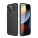 Apple iPhone 14 Kılıf Auto Focus Karbon Kapak - Siyah