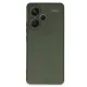 Xiaomi Redmi Note 13 Pro Plus Kılıf Nano içi Kadife Silikon - Koyu Yeşil
