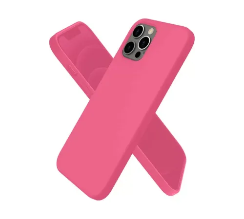 Apple iPhone 12 Pro Kılıf First Silikon - Pembe