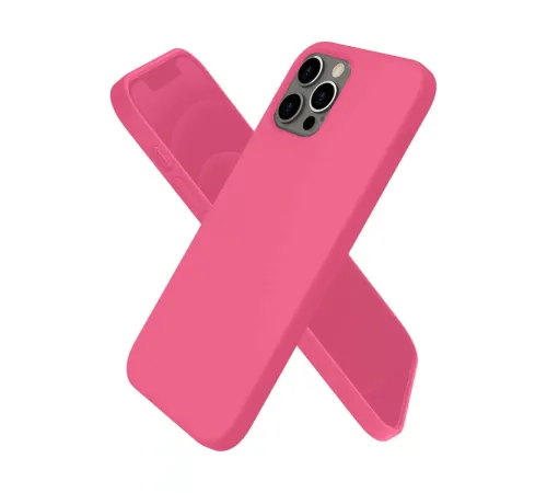Apple iPhone 12 Pro Kılıf First Silikon - Pembe
