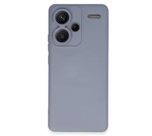 Xiaomi Redmi Note 13 Pro Plus Kılıf Nano içi Kadife Silikon - Gri