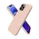 Apple iPhone 12 Pro Kılıf First Silikon - Pudra