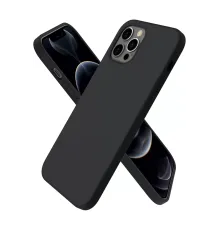 Apple iPhone 12 Pro Max Kılıf First Silikon - Siyah