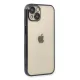 Apple iPhone 14 Kılıf Lensli Silikon - Siyah