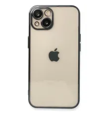 Apple iPhone 14 Kılıf Lensli Silikon - Siyah
