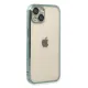 Apple iPhone 14 Kılıf Lensli Silikon - Yeşil