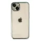 Apple iPhone 14 Kılıf Lensli Silikon - Yeşil