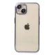 Apple iPhone 14 Kılıf Lensli Silikon - Mor