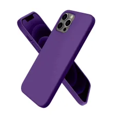 Apple iPhone 12 Pro Kılıf First Silikon - Mürdüm
