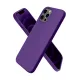 Apple iPhone 12 Pro Kılıf First Silikon - Mürdüm