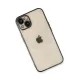 Apple iPhone 14 Plus Kılıf Lensli Silikon - Siyah