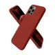 Apple iPhone 12 Pro Max Kılıf First Silikon - Bordo