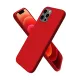Apple iPhone 12 Pro Max Kılıf First Silikon - Koyu Kırmızı