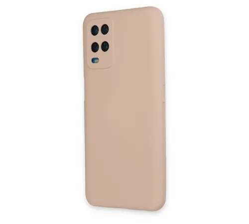 A54 4G Kılıf Nano içi Kadife Silikon - Pudra