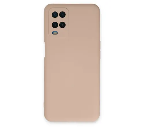 A54 4G Kılıf Nano içi Kadife Silikon - Pudra