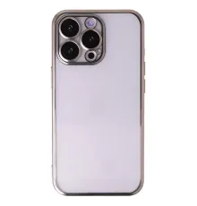Apple iPhone 14 Pro Kılıf Lensli Silikon - Gold