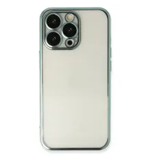 Apple iPhone 14 Pro Kılıf Lensli Silikon - Yeşil