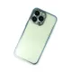 Apple iPhone 14 Pro Kılıf Lensli Silikon - Açık Mavi